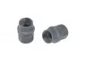 Corrugated pipe fitting, PG13.5, 17 mm, polyamide, IP65, black, (L) 13.9 mm