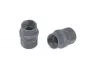 Corrugated pipe fitting, PG21, 23 mm, polyamide, IP65, black, (L) 21.5 mm