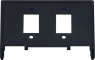 DELTA fiber-optic mounting plate for 2 FO installation couplings 2xSC, AMP