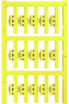 Polyamide cable maker, inscribable, (W x H) 30 x 5.8 mm, max. bundle Ø 2.5 mm, yellow, 1813260000