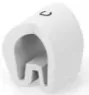 PVC cable maker, imprint "C", (L) 4.5 mm, max. bundle Ø 2 mm, white, EC5080-000