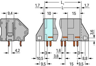 745-602/006-000 WAGO PCB Terminal Blocks Image 2