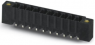 Pin header, 4 pole, pitch 3.81 mm, straight, black, 1825791