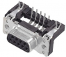 D-Sub socket, 15 pole, standard, angled, solder pin, 09662576612