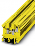 Through terminal block, screw connection, 0.2-4.0 mm², 3 pole, 32 A, 6 kV, yellow, 1923144