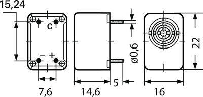 F/NCMB12 BLACK Digisound Acoustic Signal Transmitters Image 2