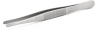 ESD precision tweezers, uninsulated, antimagnetic, stainless steel, 120 mm, 25SA