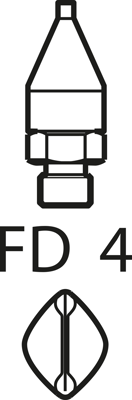 FD4 Weller Soldering tips, desoldering tips and hot air nozzles Image 1