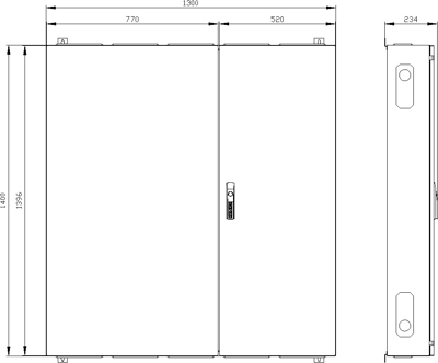 8GK1133-7KA52 Siemens Switch Cabinets, server cabinets Image 2