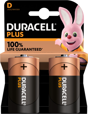 PLUS-D K2 Duracell Round Cells, 9V Blocks