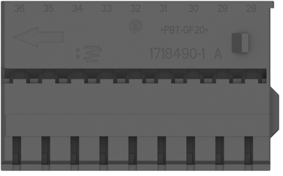 1718490-1 AMP Automotive Power Connectors Image 3