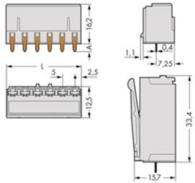 2092-1302 WAGO PCB Connection Systems Image 2