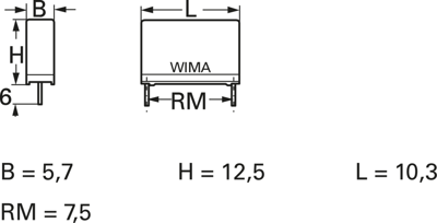 MKP4J024702F00KI00 Wima Film Capacitors Image 2