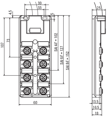 9456460000 Weidmüller Sensor-Actuator Distribution Boxes Image 2