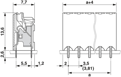 1822396 Phoenix Contact PCB Terminal Blocks Image 3