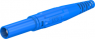 4 mm plug, screw connection, 2.5 mm², CAT III, blue, 66.9196-23