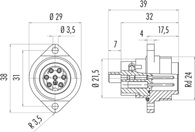 09 4219 00 07 binder Other Circular Connectors Image 2