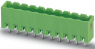 Pin header, 5 pole, pitch 5.08 mm, straight, green, 1924334