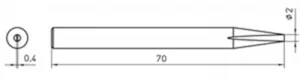 SPI40224 Weller Soldering tips, desoldering tips and hot air nozzles