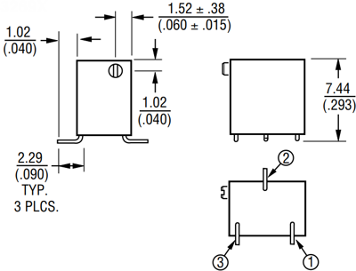 3269X-1-203LF Bourns Electronics GmbH Trimmer Potentiometers Image 2