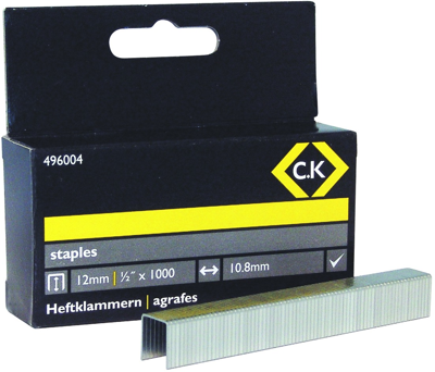 496004 C.K Tools Stapler and Staples