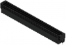 Pin header, 30 pole, pitch 3.5 mm, straight, black, 1290360000