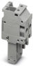 Plug, screw connection, 0.2-6.0 mm², 2 pole, 32 A, 8 kV, gray, 3060128