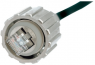 Plug, RJ45, 8 pole, 8P8C, Cat 5e, IDC connection, through hole, 17-10044E