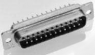 D-Sub connector, 25 pole, standard, straight, solder pin, 1757830-3