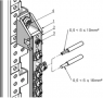 Grounding/Grounding Busbar Kit With Screw Clamps,450 mm, 19"