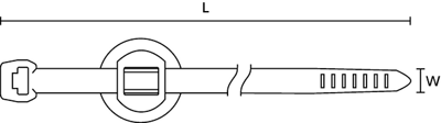 156-04097 HellermannTyton Cable Ties Image 3