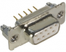 D-Sub socket, 9 pole, standard, straight, solder pin, 09671516701
