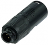 XLR adapter, Straight, 3, Plug interlock