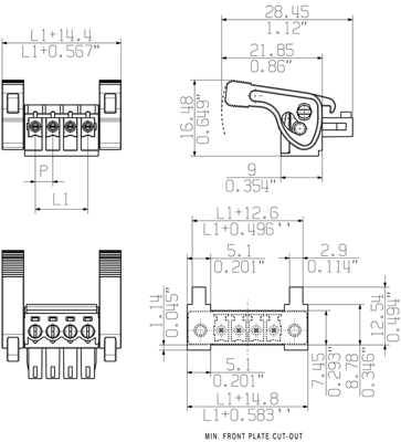 2442530000 Weidmüller PCB Connection Systems Image 3