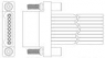 D-Sub connector, 15 pole, wire connection, 1589827-9