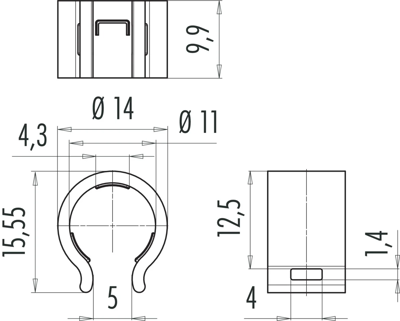 08 0219 000 000 binder Accessories for Industrial Connectors Image 2