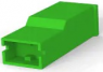 Insulating housing for 6.35 mm, 1 pole, polyamide, UL 94V-2, green, 154719-5