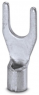 Uninsulated forked cable lug, 1.5-2.5 mm², AWG 16 to 14, M4, metal