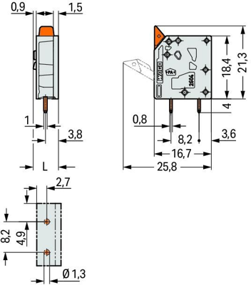 2604-3101 WAGO PCB Terminal Blocks Image 2