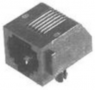 Socket, RJ11/RJ12/RJ14/RJ25, 6 pole, 6P6C, Cat 3, solder connection, through hole, 5555163-1