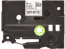 Labelling tape cartridge, 6 mm, tape white, font black, 8 m, TZE-FX211