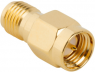 Coaxial adapter, 50 Ω, SMA plug to SMA socket, straight, 132171