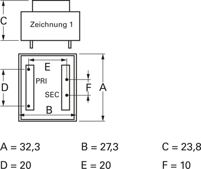 VB 1,5/1/15 Block PCB Transformers Image 2