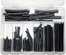 Heatshrink tubing kit, 127 pieces, shrinking rate: 2 : 1, black, H-2(Z)