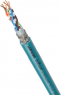 PUR ethernet cable, Cat 5e, ethernet/IP, 8-wire, AWG 19, blue, 21704891