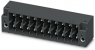 Pin header, 16 pole, pitch 3.5 mm, straight, black, 1036681