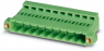 Pin header, 21 pole, pitch 5.08 mm, straight, green, 1823804