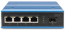 Ethernet PoE switch, unmanaged, 4 ports, 100 Mbit/s, 48-57 VDC, DN-651131