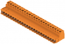 Pin header, 23 pole, pitch 5.08 mm, straight, orange, 1645210000