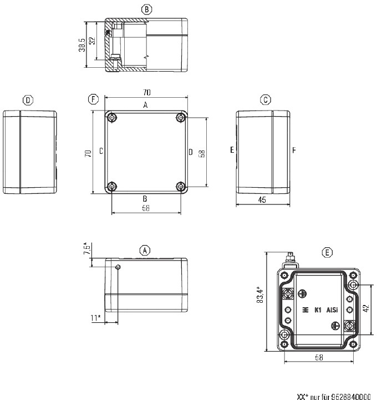 9529120000 Weidmüller General Purpose Enclosures Image 2